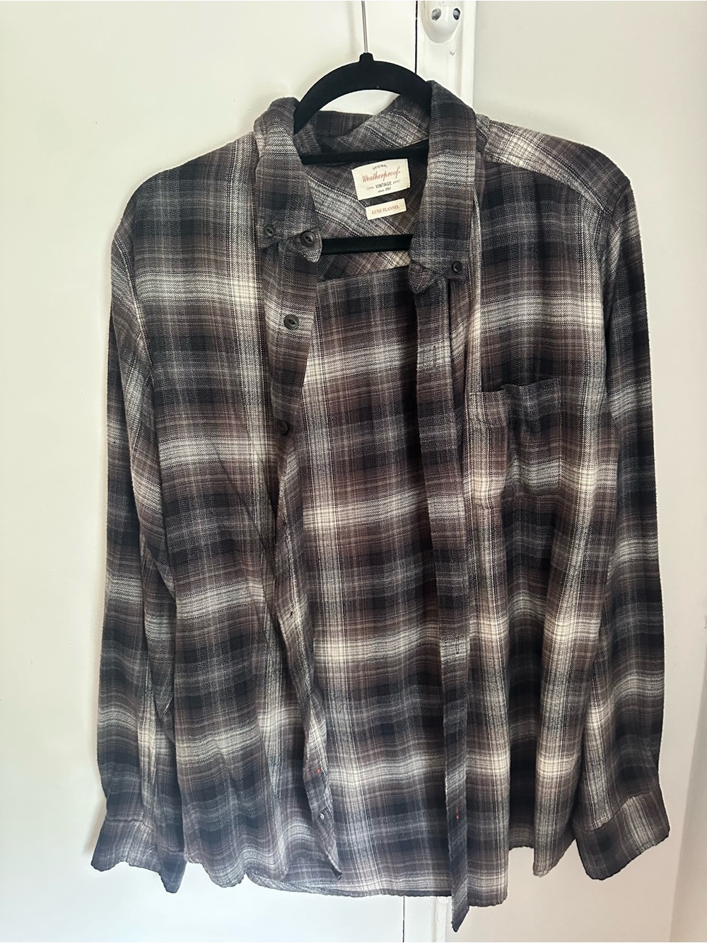 Weatherproof Vintage LUXE Flannel Vintage, Size M